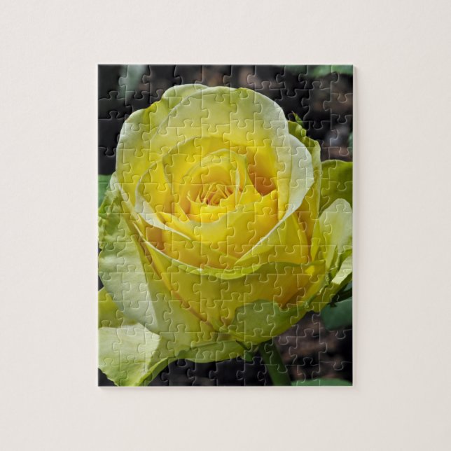 Beau puzzle jaune rose (Vertical)