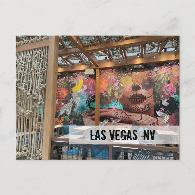 Beau Restaurant Viva Las Vegas Carte Postale (Devant)