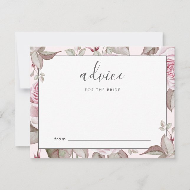 Beau rose Roses Conseils pour la mariée (Devant)