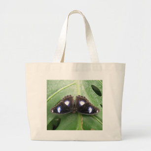 Beau Sac fourre-tout à papillon bleu tacheté