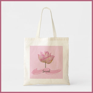 Beau Sac fourre-tout de femme de chambre rose Lotu