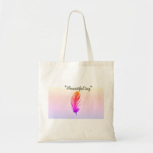 "Beau Sac fourre-tout d'épaule en plumes de jour -