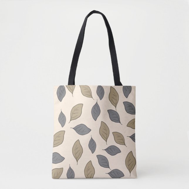 Beau sac fourre-tout feuille motif (Devant)