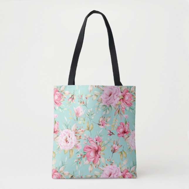 Beau Sac fourre-tout Floral (Devant)