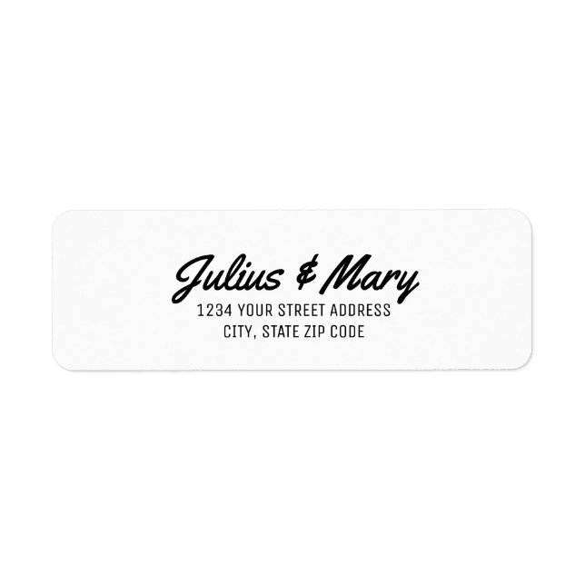 Beau Script Retourner les étiquettes d'adresse (Devant)