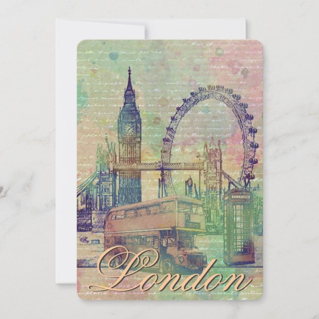 Beau site tendance de Londres Vintage (Devant)