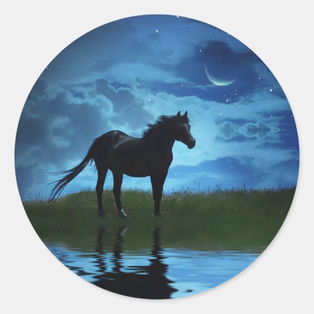 Beau Stickers Cheval Imaginaire (Devant)