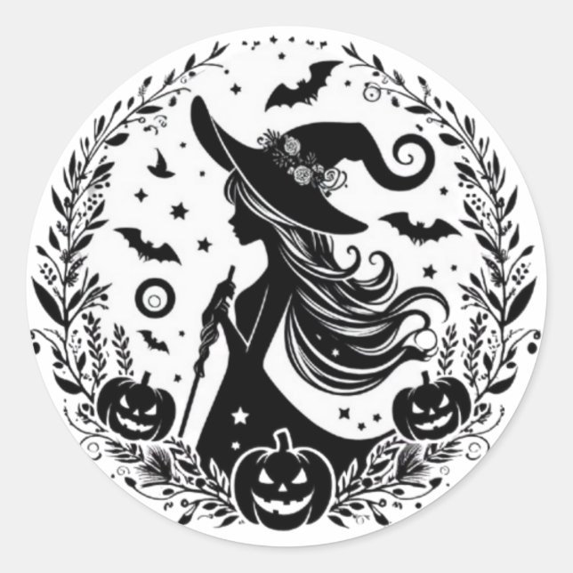 Beau stickers de whitch (Devant)