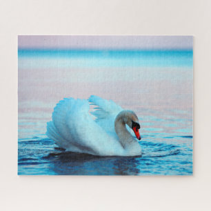 Beau Swan sur le lac, Jigsaw Puzzle