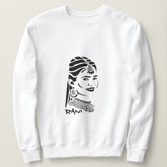 Beau Sweatshirt indien Rani (Design devant)