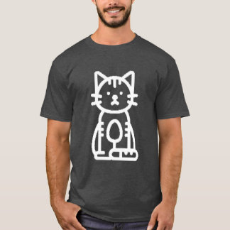 beau t-shirt design zazzer le chat