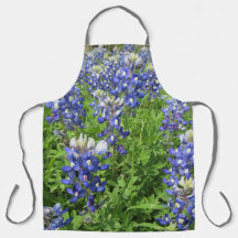 Beau tablier avec le Texas Bluebonnets
