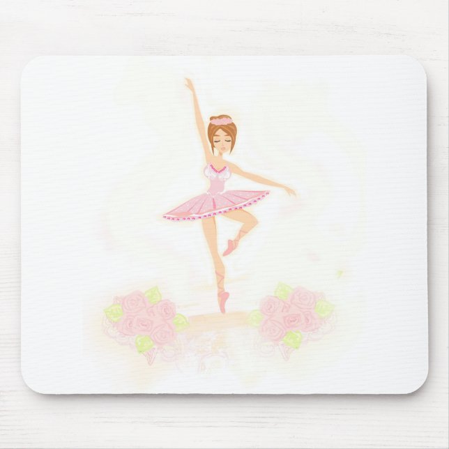 Beau tapis de souris de ballerine (Devant)