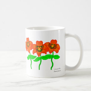 Beau tigre Lilies Coffee Mug