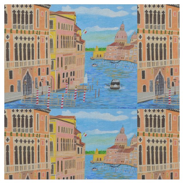 Beau tissu de coton Venise (Fermer)