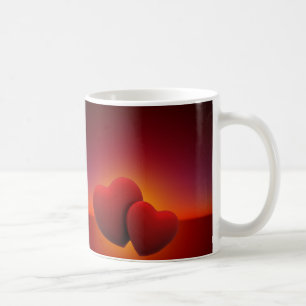 Beau Twin Heart Valentine's Day Mug