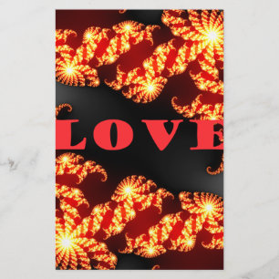 Beau univers coloré extraordinaire Love text