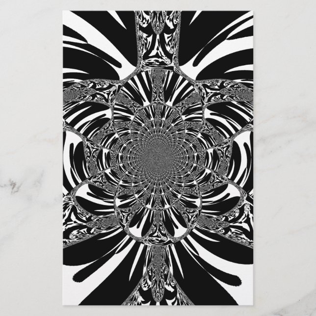 Beau Zebra Poster de animal vectoriel Kaleidoscope (Devant)