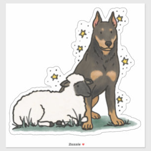 Beauceron - Autocollant de voiture de travail