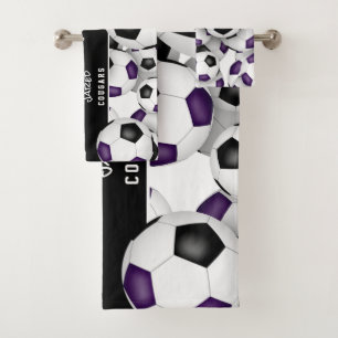 Beaucoup de balles de football esprit d'équipe vio