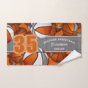Beaucoup de basket-ball athlète nom d'équipe orang
