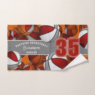 Beaucoup de boules de basket sur mesure nom de l'a