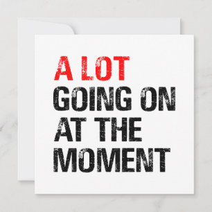 Beaucoup de choses se passent au moment