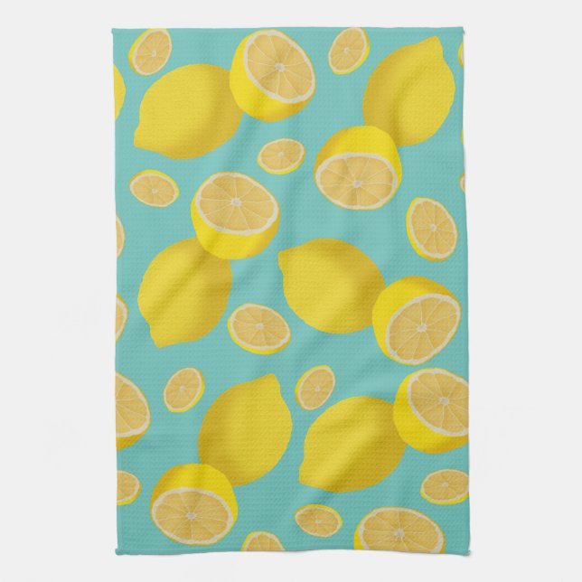 Beaucoup De Citrons Serviette De Cuisine (Vertical)