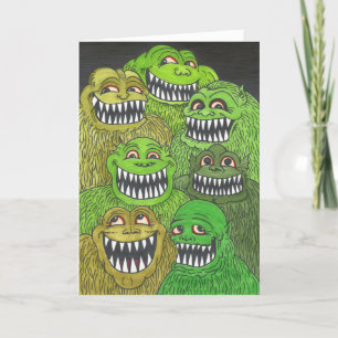 BEAUCOUP DE FANGS ! Monster Carte de remerciements