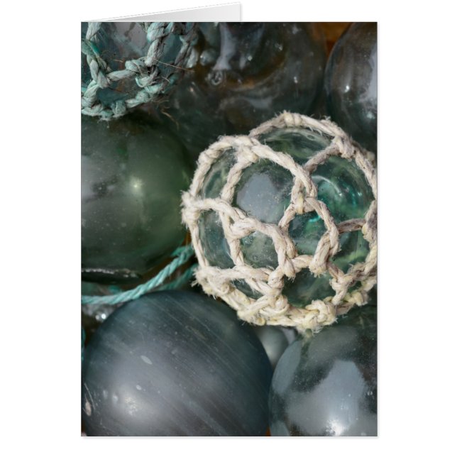 Beaucoup de flotteurs de pêche en verre, Alaska (Devant)