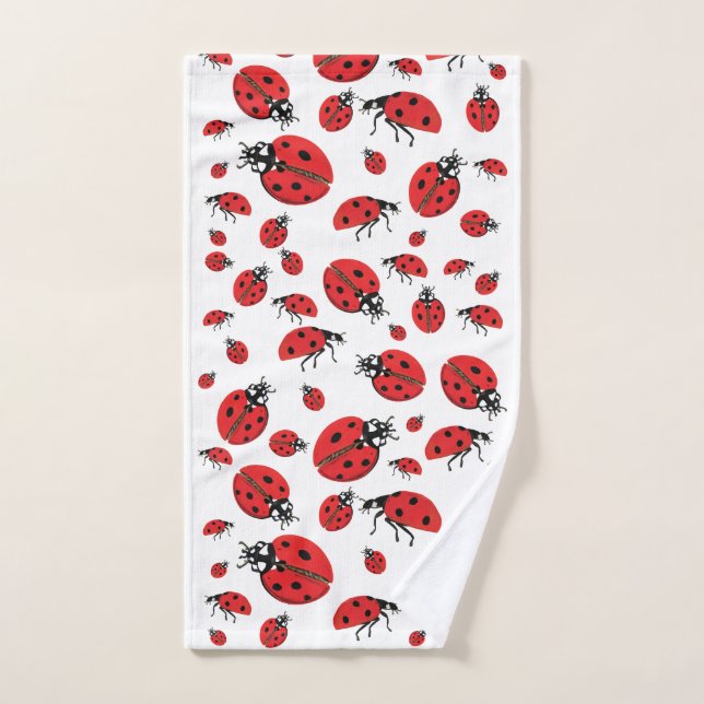 Beaucoup de Ladybugs Lucky Motif (Serviette à main)