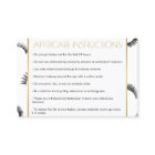 Beaucoup de Lashes Salon Carte d'Aftercare Blanc/N