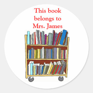 Beaucoup de livres Stickers Plate de livre