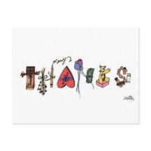 Beaucoup de Merci carte postale