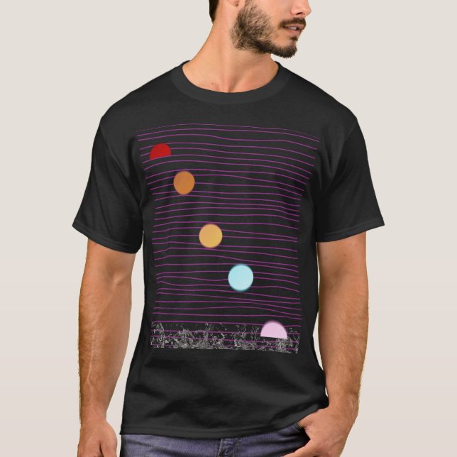 BEAUCOUP DE PLANÈTES DANS UN T-shirt SOLEIL (Devant)