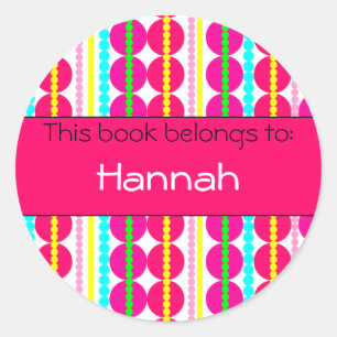 Beaucoup de points ! Étiquette de livre