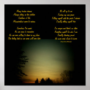 Beaucoup de rêves brisés...Poème/paroles Poster de