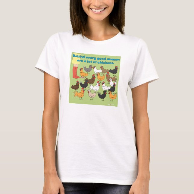 Beaucoup de T-shirt de poulets (Devant)