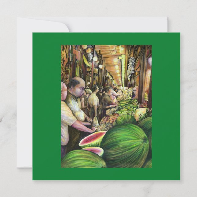 Beaucoup d'hommes, beaucoup de melons, Budapest (Devant)