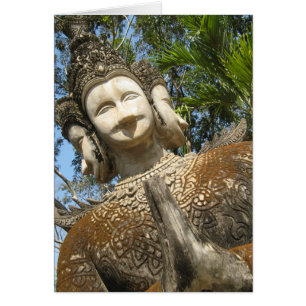 Beaucoup Face Wai ... Carte Nong Khai, Isaan, Thaï