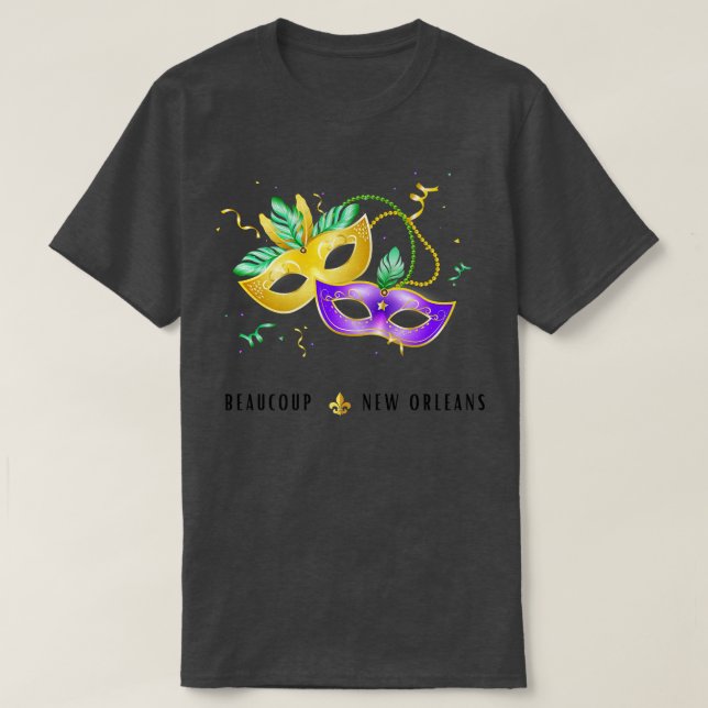 Beaucoup New Orleans Double Masque TShirt (Design devant)
