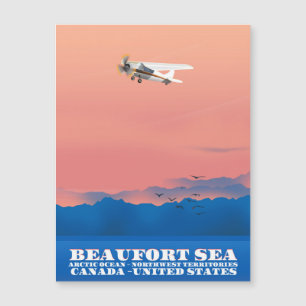 Beaufort Sea Canada affiche de voyage aux États-Un