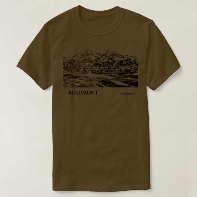 Beaumont California TShirt 2 (Design devant)