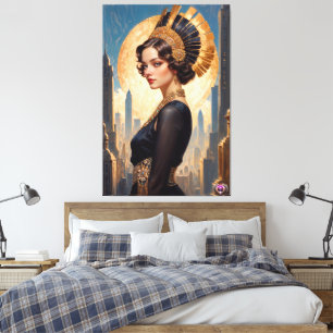 Beauté Art Déco par un disque d'or de Xzendor7