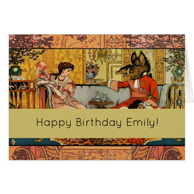 Beauté Beast Classic Fairy Tale Caractères (Devant horizontal)