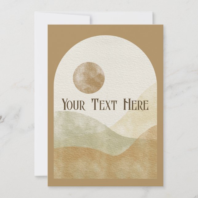 Beauté celtique | FAIRE-PART DE MARIAGE (Devant)