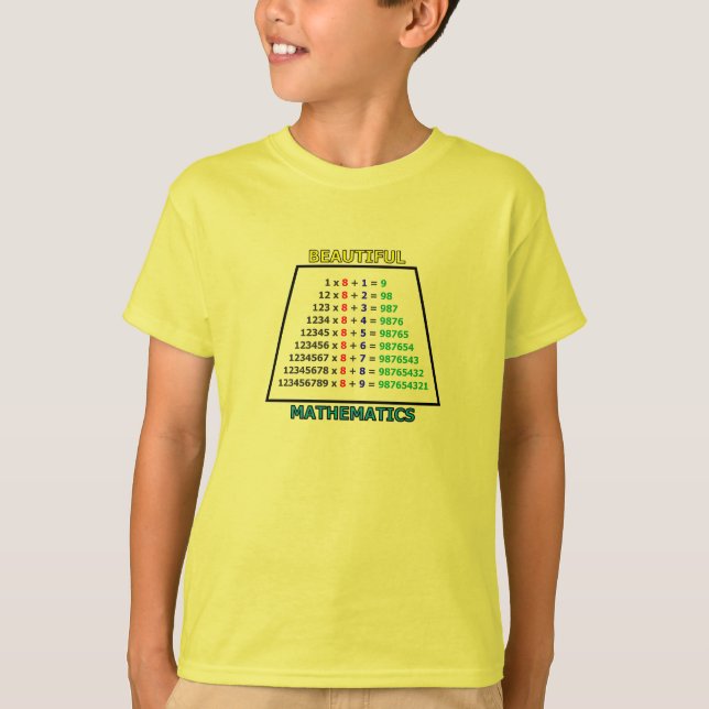 BEAUTÉ DU T-shirt MATH (Devant)