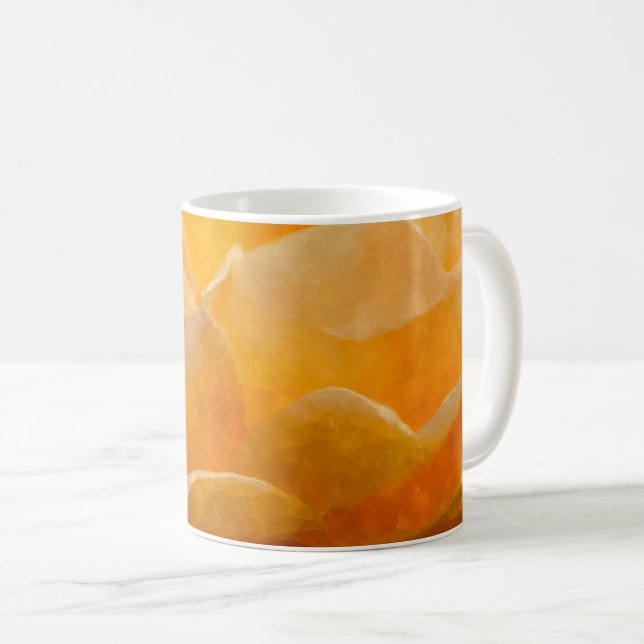 Beauté D'Un Rose Peint Café Mug (Devant droit)