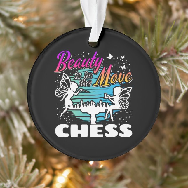 Beauté en mouvement - Filles Joueuse d'échecs (Arbre)