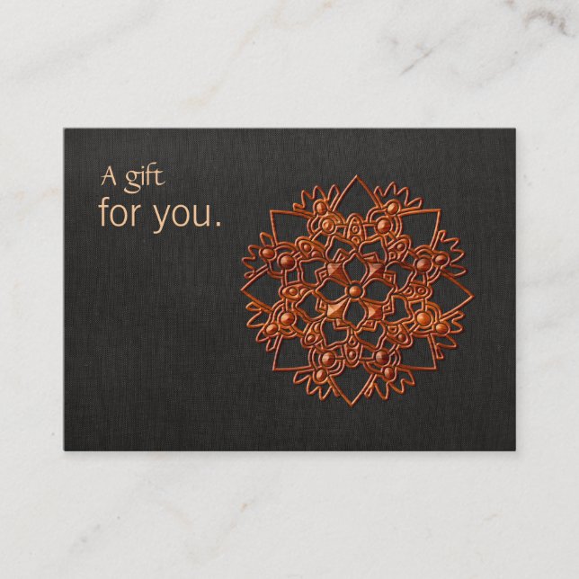 Beauté et bien-être naturel Lotus Certificat cadea (Devant)